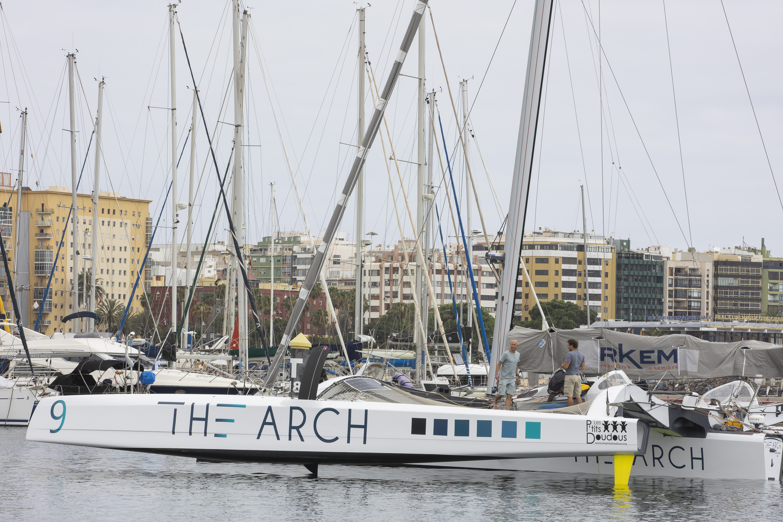 La capital recibe a los trimaranes de la gran odisea oceánica Pro Sailing Tour